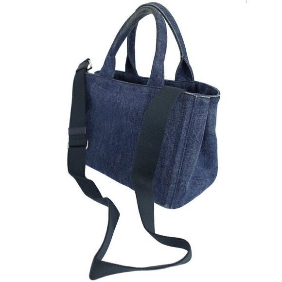 Prada Canapa Handbag Bijou 2way Mini - Picture 1 of 9